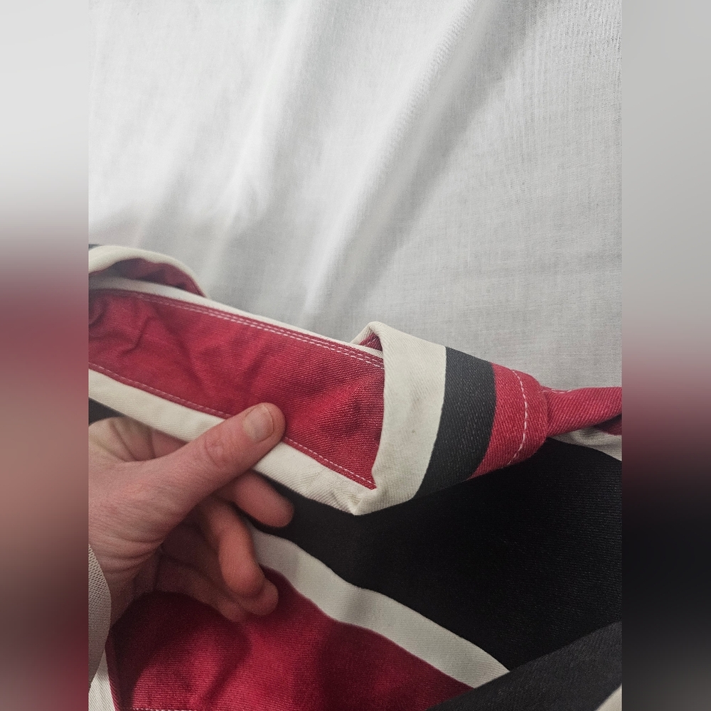 VINTAGE Mens Wrangler BRUSHPOPPER PEARLSNAP BLACK RED WHITE SIZE XXL - Picture 10 of 10